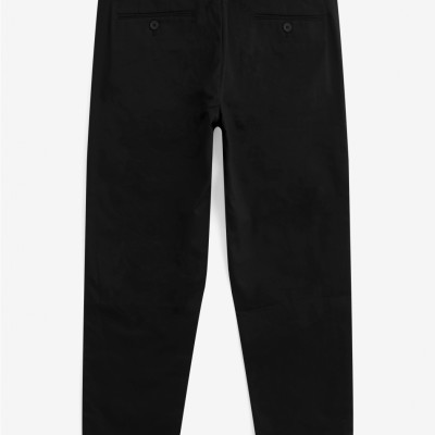 Quần Kaki Nam ROUTINE Cotton Gập Ly Trơn Form Slim Crop - 10S23PCA001 | LASTORE MENSWEAR