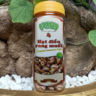 Hạt Điều Rang Muối Vỏ Lụa Loại Cồ O