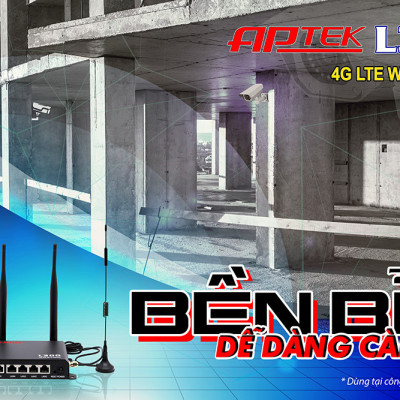 Thiết bị phát sóng WIFI 4G APTek L300 - Hàng chính hãng