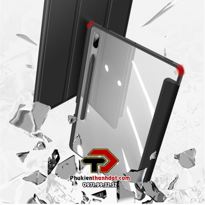 Bao da chống sốc Galaxy Tab S7, Tab S8 có ngăn đựng bút hiệu Dux Ducis Toby - Hàng nhập khẩu 
