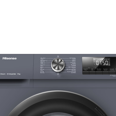 |SP MỚI| Máy giặt Hisense Inverter 9kg WF90N1Y Giặt Hơi Nước Diệt Khuẩn, Lắp Đặt Toàn Quốc - HÀNG CHÍNH HÃNG