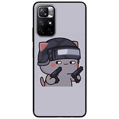 Ốp lưng dành cho Xiaomi Redmi Note 11 5G - Redmi Note 11T - Redmi Note 11S - Mèo Xám Đội Nón