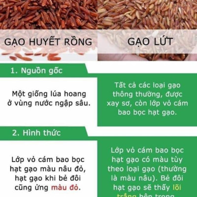 Gạo Lứt Huyết Rồng Dân Tộc Rang Nguyên Chất MẸ KEN 1Ký - TRÀ GẠO LỨT, GẠO LỨT RANG MẸ KEN