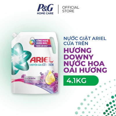 Túi Nước Giặt ARIEL Chuyên Gia Cửa Trên Ngăn Lem Màu