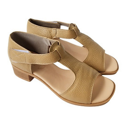 Giày Sandal BIGGBEN Da Bò Thật Cao 4 Phân SDCG108