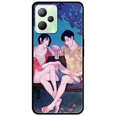 Ốp lưng dành cho Realme C35 mẫu Cặp Đôi Chill