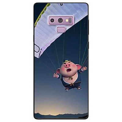 Ốp lưng in cho Samsung Note 9 Mẫu Heo Bay