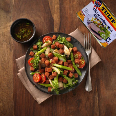 Thịt Gà Hộp Tulip 340g - Nhập Khẩu Đan Mạch | Tulip Chicken Luncheon Meat 340g