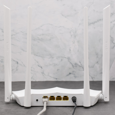  Router Wifi Chuẩn AC1200 Tenda AC5 V3 Trắng - Hàng Chính Hãng