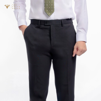 QUẦN TÂY ĐEN CON ĐĨA, LAI THƯỜNG, FORM CHUẨN THE SUITS HOUSE