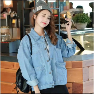 Áo khoát nữ jean đẹp 4 túi form vừa xinh xinh chuẩn shop-A3108