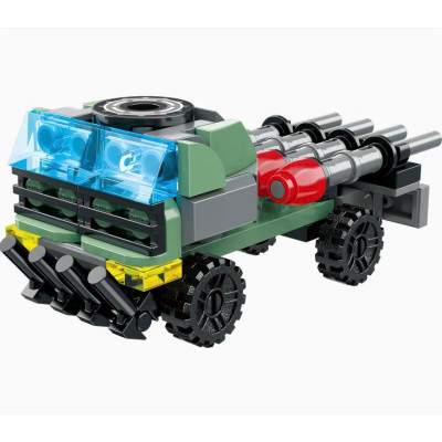 Đồ chơi - QMAN - 42207 Bộ đồ chơi xếp hình mô hình xe quâ.n sự- giao lẻ 1 mẫu ngẫu nhiên