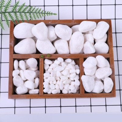 Sỏi trắng, đá trắng 1.2KG cao cấp, trang trí chậu cây, hồ cá, bể cá, tiểu cảnh, hòn non bộ thủy sinh, cây cảnh.