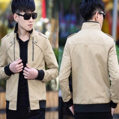 Áo Khoác Kaki Nam Hai Lớp Phối Dây Kéo Cao Cấp AK06 