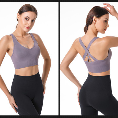 Áo Bra Chéo Lưng Vải Dệt Kim Cao Cấp Mẫu Mới Nhất