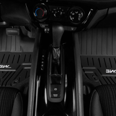 Thảm lót sàn xe ô tô HONDA CRV 2018- đến nay Nhãn hiệu Macsim 3W chất liệu nhựa TPE đúc khuôn cao cấp - màu đen