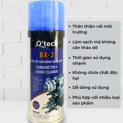 Bình xịt tẩy rửa dầu nhớt, vệ sinh bình xăng con O