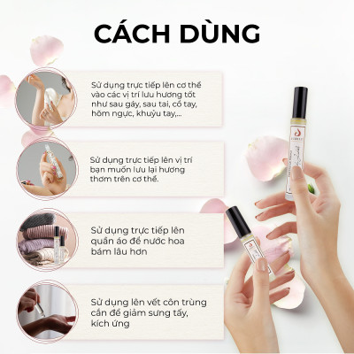 LA VIE EST BY JUBILÉ - Tinh dầu nước hoa Pháp Nữ Minisize Dạng lăn 3ml Thơm Lâu, Sang Trọng, Quyến Rũ