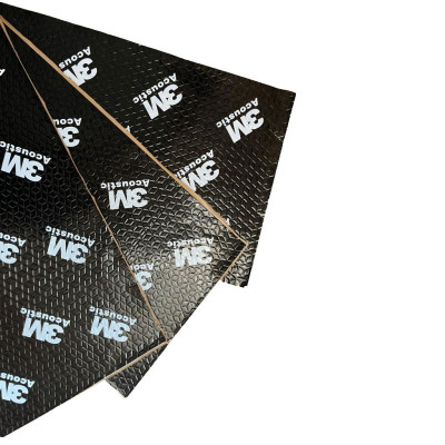 Tấm chống ồn ô tô Acoutis 3 lớp màu đen siêu cách âm. Tấm cách âm 3M 80x46 cm. Hàng nhập khẩu
