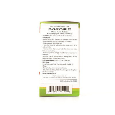 Viên uống Vitamin tổng hợp cho bà bầu F1-Care Complex Olympian Labs