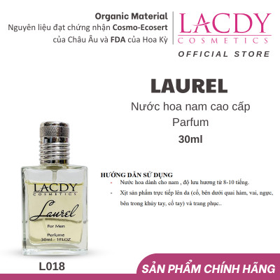 Nước hoa nam hương Nguyệt Quế Laurel L018 (30ml)