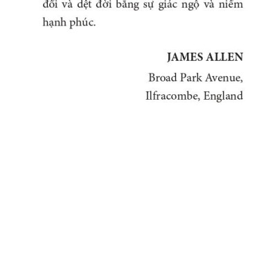 Sách - Khi Người Ta Tư Duy - As A Man Thinketh - Bìa Cứng