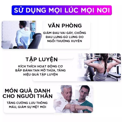 Máy mát xa massage mini đa năng cầm tay Fascial Gun Phoenix thế hệ mới - 6 Cấp Độ, Hỗ Trợ Mát Xa Chuyên Sâu, Giảm Đau Cơ, Cứng Khớp - Tặng kèm 04 đầu mát xa