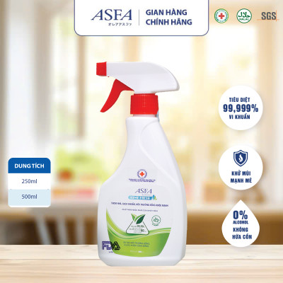 Bình Xịt kháng khuẩn, Khử Mùi Dành Cho Gia Đình_ Asfa Home Fresh 500ml