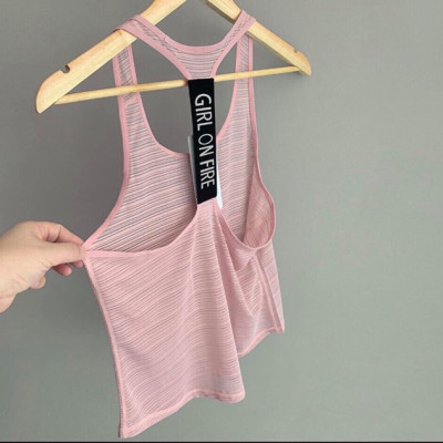 Áo tank top nữ thời trang phong cách thể thao mặc ngoài áo bra hàng Quảng Châu cao cấp