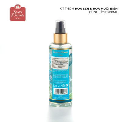 Xịt thơm dưỡng ẩm cơ thể (Body mist) Tesori d