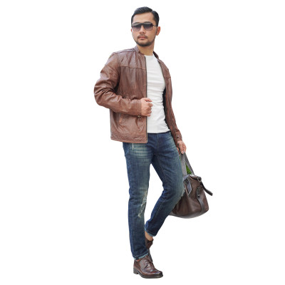 Quần Jeans Nam Rách Gối Cao Cấp HUNTER X-RAYS Form Slim Thun Màu Xanh D38