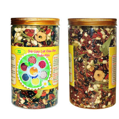 Trà gạo lứt đậu đen  - (Thanh nhiệt, mát gan, lợi sữa, an thần và ngủ ngon ) - 500gr