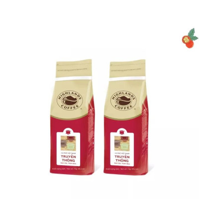 [Giá sỉ liên hệ] Thùng 15 KG Cà phê bột Truyền thống Highlands Coffee 1kg