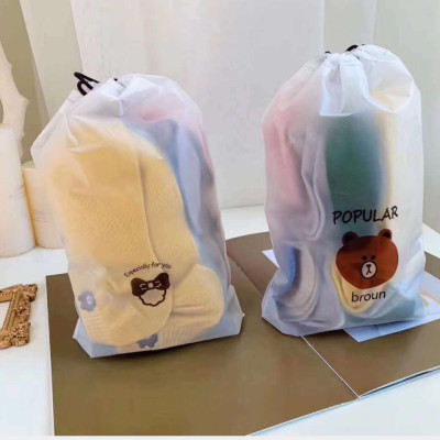 Combo 10 đôi tất nữ cổ ngắn hình gấu chống hôi chân - tặng túi