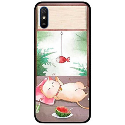 Ốp lưng dành cho Xiaomi Redmi 9A mẫu Mèo Và Điện Thoại