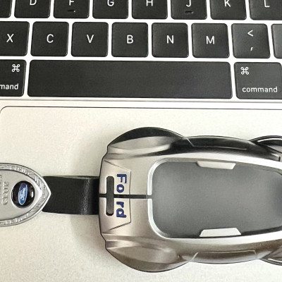 Ốp chìa khóa Kim Loại Độc, Đẹp, Sang Hãng xe ô tô FORD Ranger Wildtrak 4x2 Raptor Fx 4 Max Wildtrak XLT XL EcoSport next generation Ranger 2023