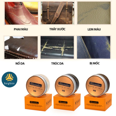 Xi đánh giày, vệ sinh đồ da, mùi hương dịu nhẹ, làm sạch và bảo dưỡng giày da hiệu quả - BuyBox - BBPK318
