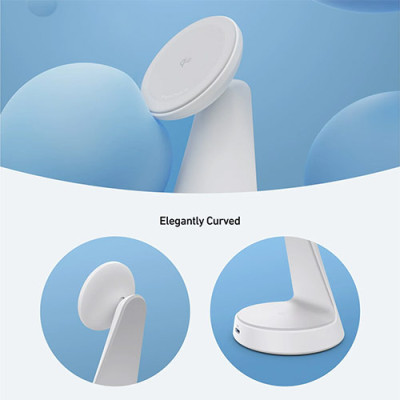 Đế sạc Anker MagGo Wireless 2 in 1 USB-C 15W Charge.Stand A25M7 - Hàng chính hãng