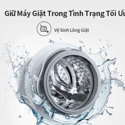 Máy giặt Hisense Inverter Pro 10.5kg WF105M3 giặt thông minh AI, điều khiển từ xa, bảo hành 3 năm - HÀNG CHÍNH HÃNG