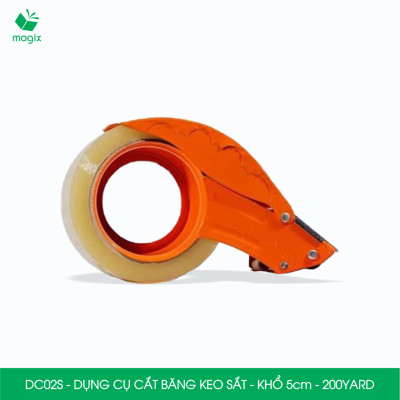 DC02S - Đồ cắt băng keo sắt khổ 5cm loại 200yard - Dụng cụ cắt băng keo, dao cắt băng dính