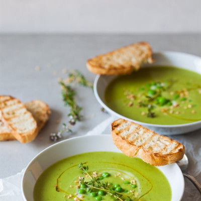 Bột đậu Hà lan xanh đã rang Canada 500g