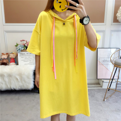 Áo Thun Tay Dài Liền Nón Xinh Xắn Dành Cho Nữ