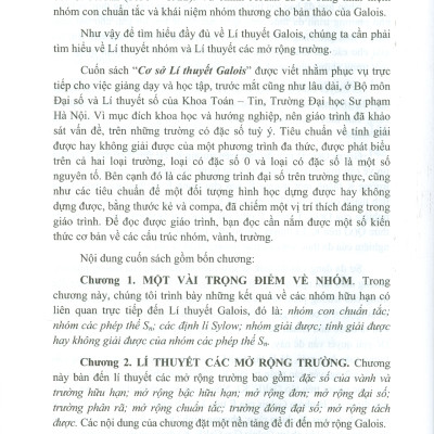 Cơ Sở Lí Thuyết Galois
