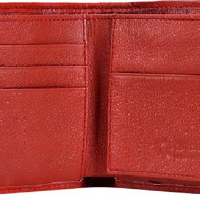 Ví Nam Da Cá Sấu Gù Chân Huy Hoàng HT2233 (12.5 x 10 cm) - Nâu Đỏ