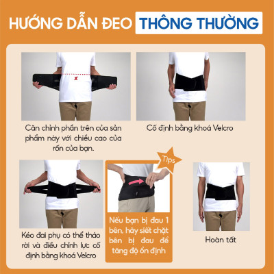 Đai lưng cột sống loại vừa Phiten metax supporter waist belt middle type AP230003/AP230004/AP230005