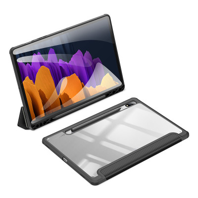 Bao da chống sốc cho SamSung Galaxy Tab S8 có ngăn đựng bút chính hãng Dux Ducis Toby - Hàng chính hãng