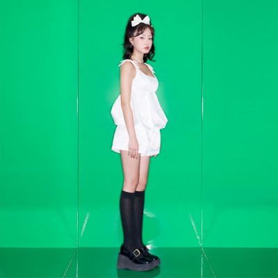 DOTTIE - Quần ngắn lưng cao vải taffeta - Q0334