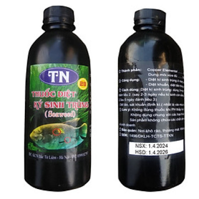 TN2B Seaweed - Thuốc Diệt Ký Sinh Trùng Ở Cá & Diệt Khuẩn, Rêu Tảo Trong Nước 500ml Loại Tốt 