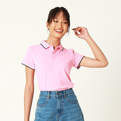 Áo Polo Nữ Dáng Ôm Slim Fit Vải Pique Cao Cấp Aaa Jeans