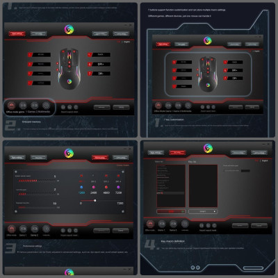 Chuột LED RGB 7200 DPI Gaming Mouse P19RGB cho máy tính , Laptop hàng nhập khẩu